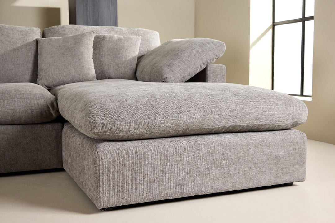 Vind Amalfi Corner Sofa - Dark Grey Fabric /