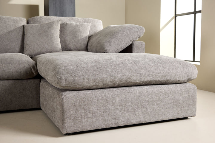 Vind Amalfi Corner Sofa - Dark Grey Fabric /