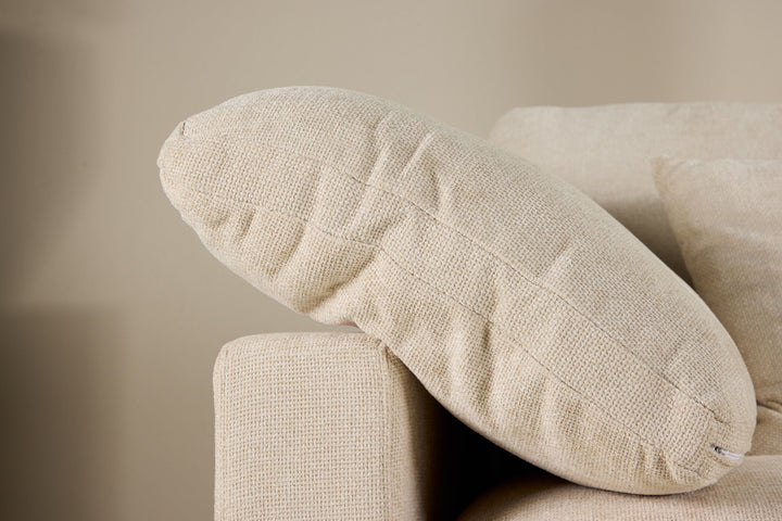 Vind Amalfi Corner Sofa - Beige Fabric /