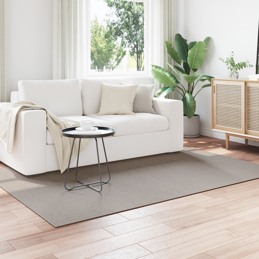 Områdetæpper LUGO Creme og Taupe 120 x 170 cm Polyester