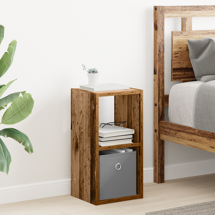 Sengebord 2 pcs Gammelt træ 25,5 x 22 x 49,5 cm Konstrueret træ