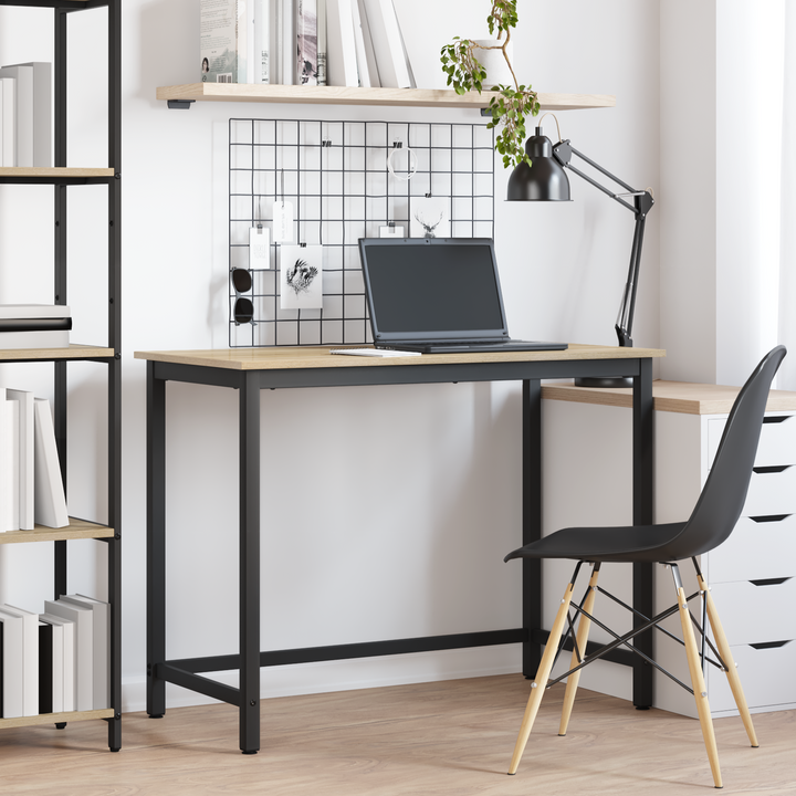 bord Sonoma eg 80 x 50 x 76,5 cm Ingeniørtræ og stål