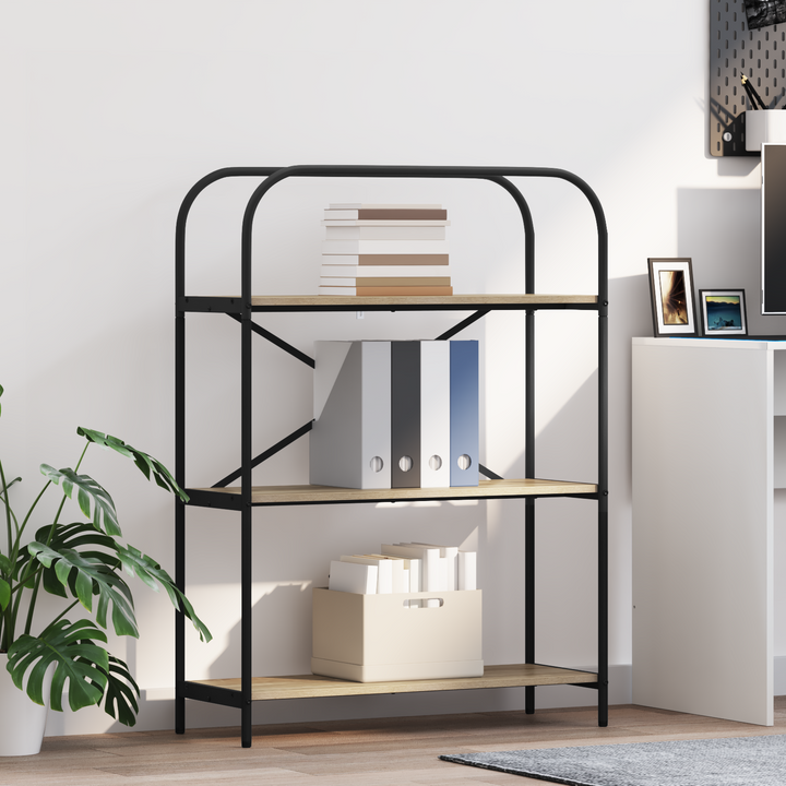 Bogreol Sonoma eg 80 x 30 x 109 cm Konstrueret træ