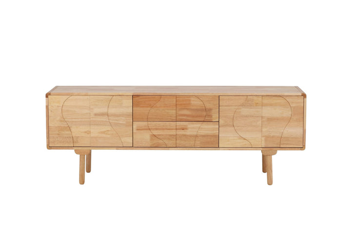 Vind Skärhamn Skab 180x45x65 cm - Naturgummitræ