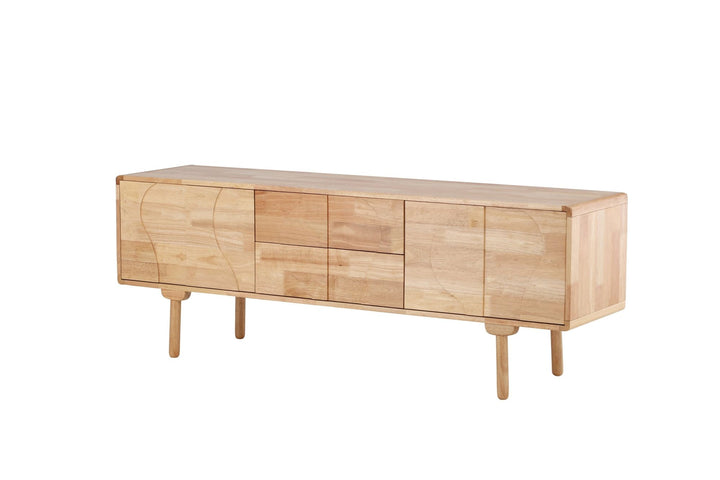 Vind Skärhamn Skab 180x45x65 cm - Naturgummitræ
