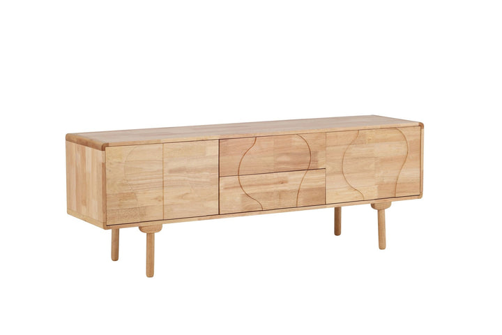 Vind Skärhamn Skab 180x45x65 cm - Naturgummitræ