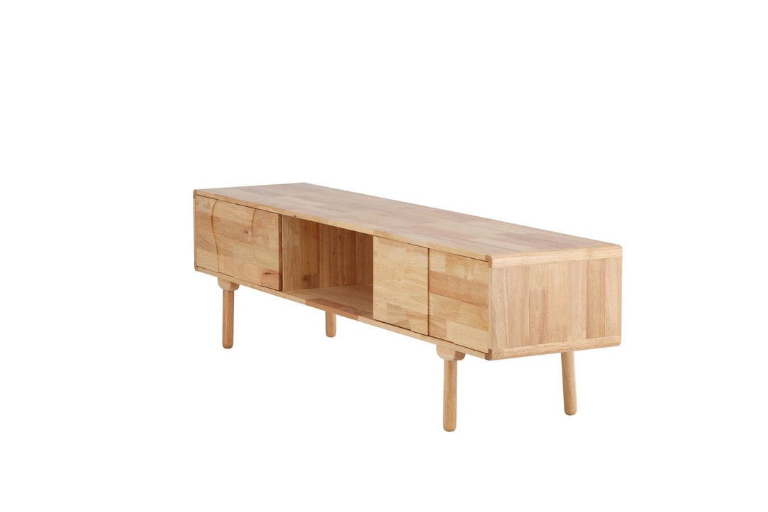 Vind Skärhamn TV-skab 200x45x55 cm - Naturgummitræ
