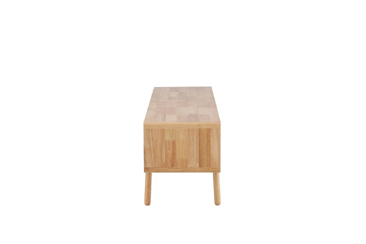 Vind Skärhamn TV-skab 200x45x55 cm - Naturgummitræ