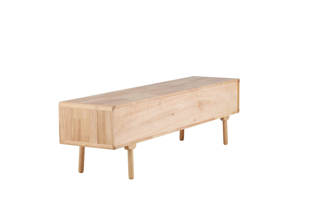 Vind Skärhamn TV-skab 200x45x55 cm - Naturgummitræ