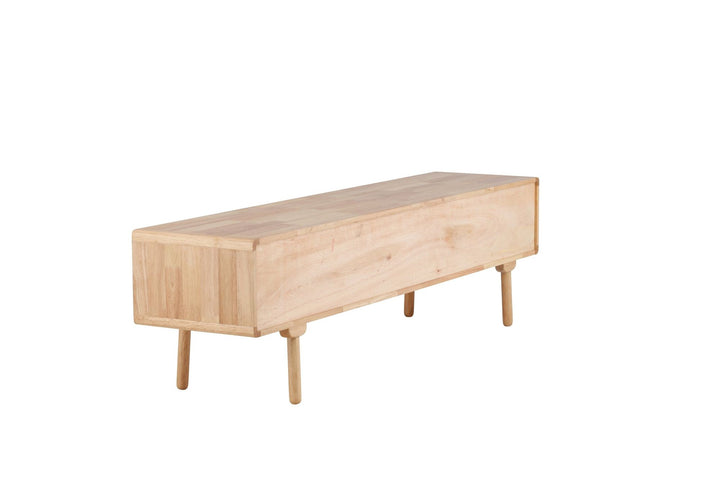 Vind Skärhamn TV-skab 200x45x55 cm - Naturgummitræ