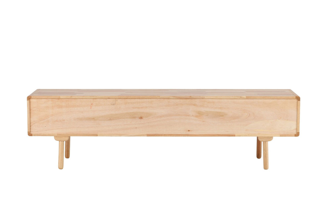 Vind Skärhamn TV-skab 200x45x55 cm - Naturgummitræ
