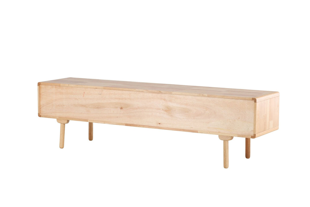 Vind Skärhamn TV-skab 200x45x55 cm - Naturgummitræ