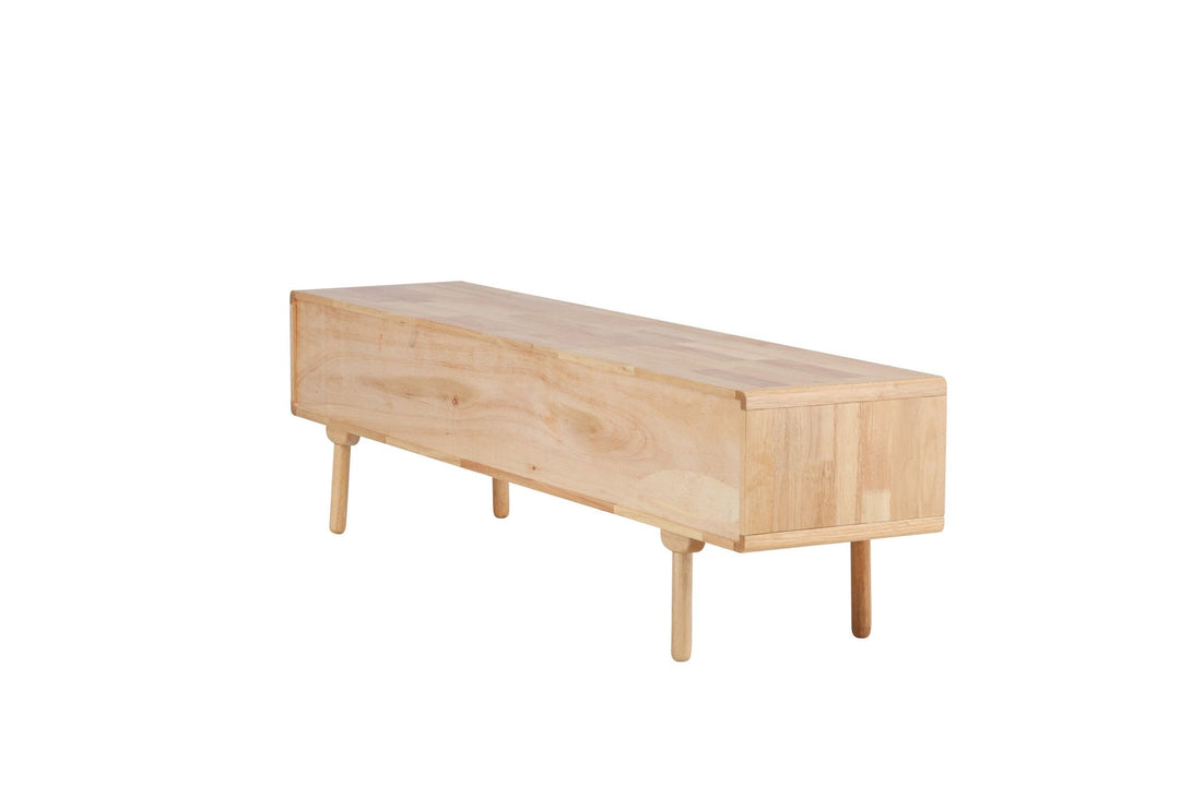 Vind Skärhamn TV-skab 200x45x55 cm - Naturgummitræ
