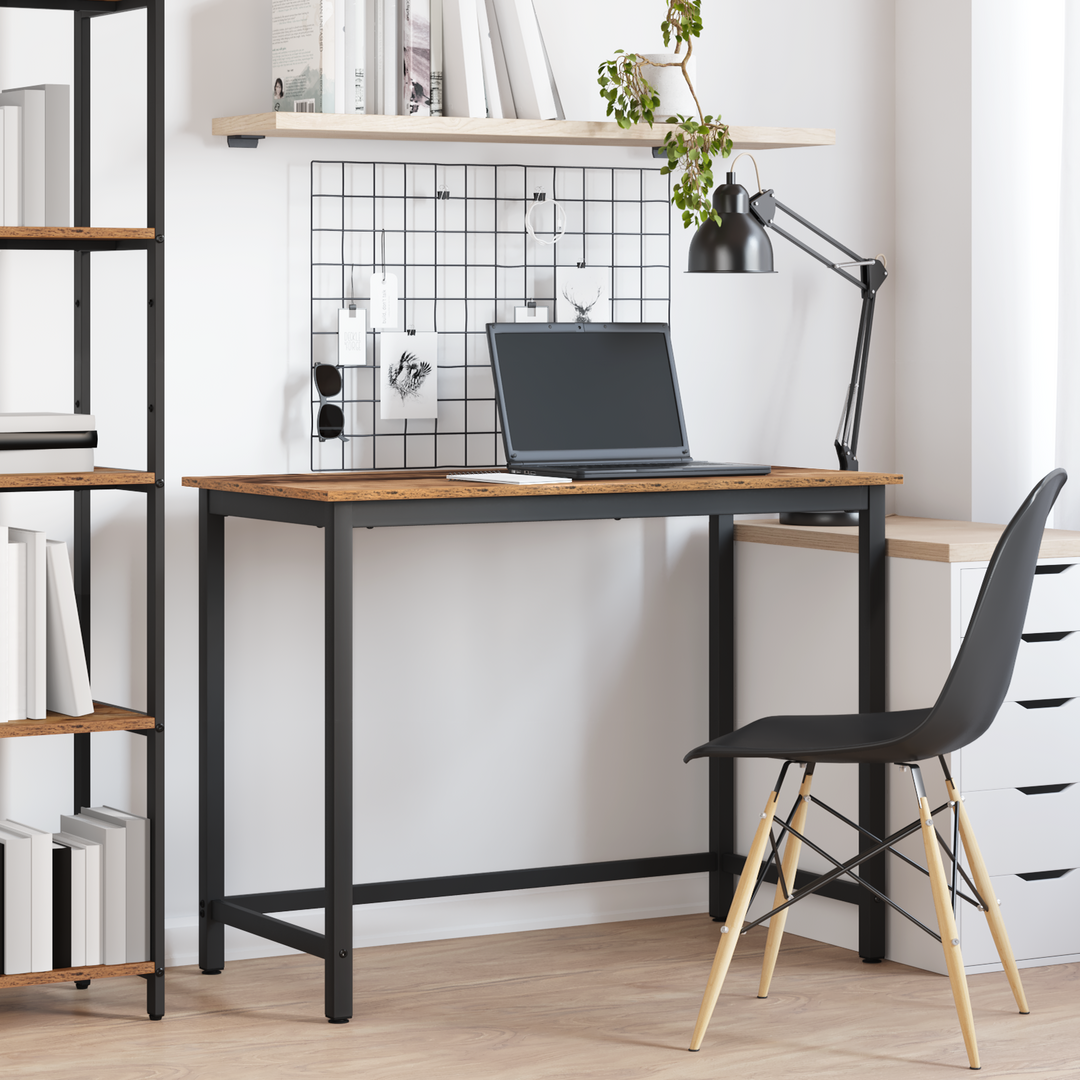 bord Gammelt træ 80 x 50 x 76,5 cm Ingeniørtræ og stål