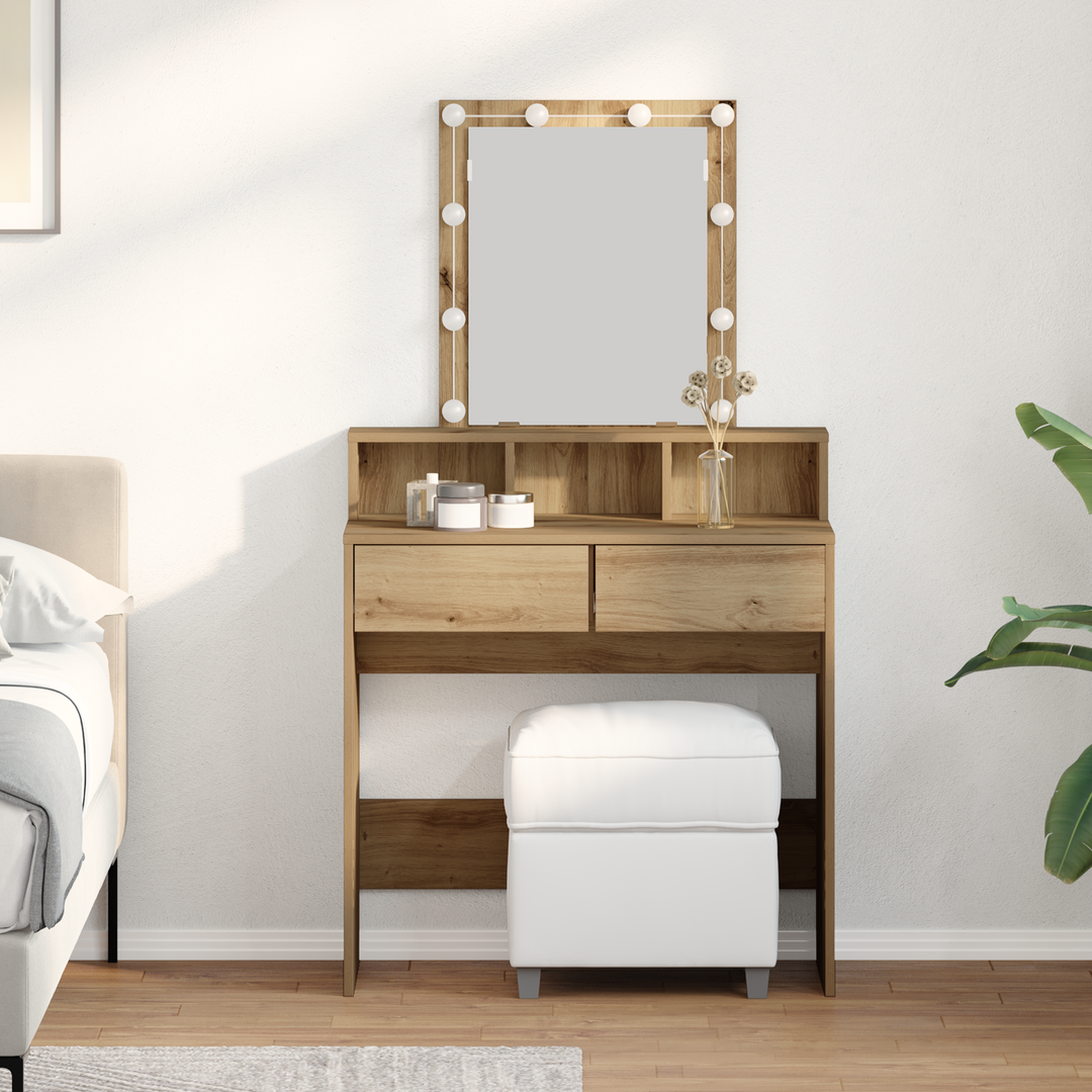 Dressingbord artisan eg 80 x 41 x 144,5 cm Konstrueret træ