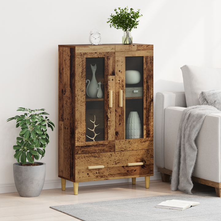 Highboard Gammelt træ 70 x 31 x 115 cm Konstrueret træ