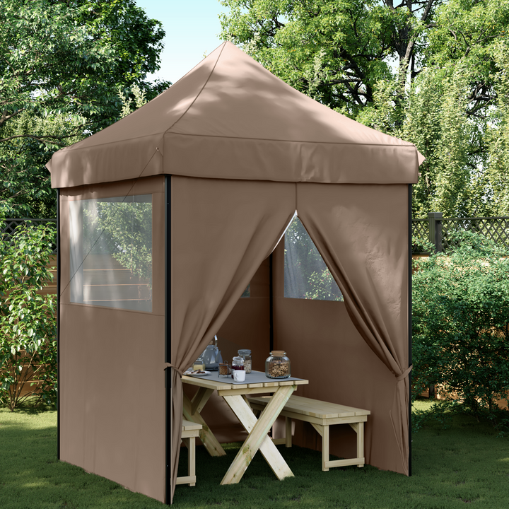 Party Tent Brun 200 x 200 x 306 cm Oxford stof