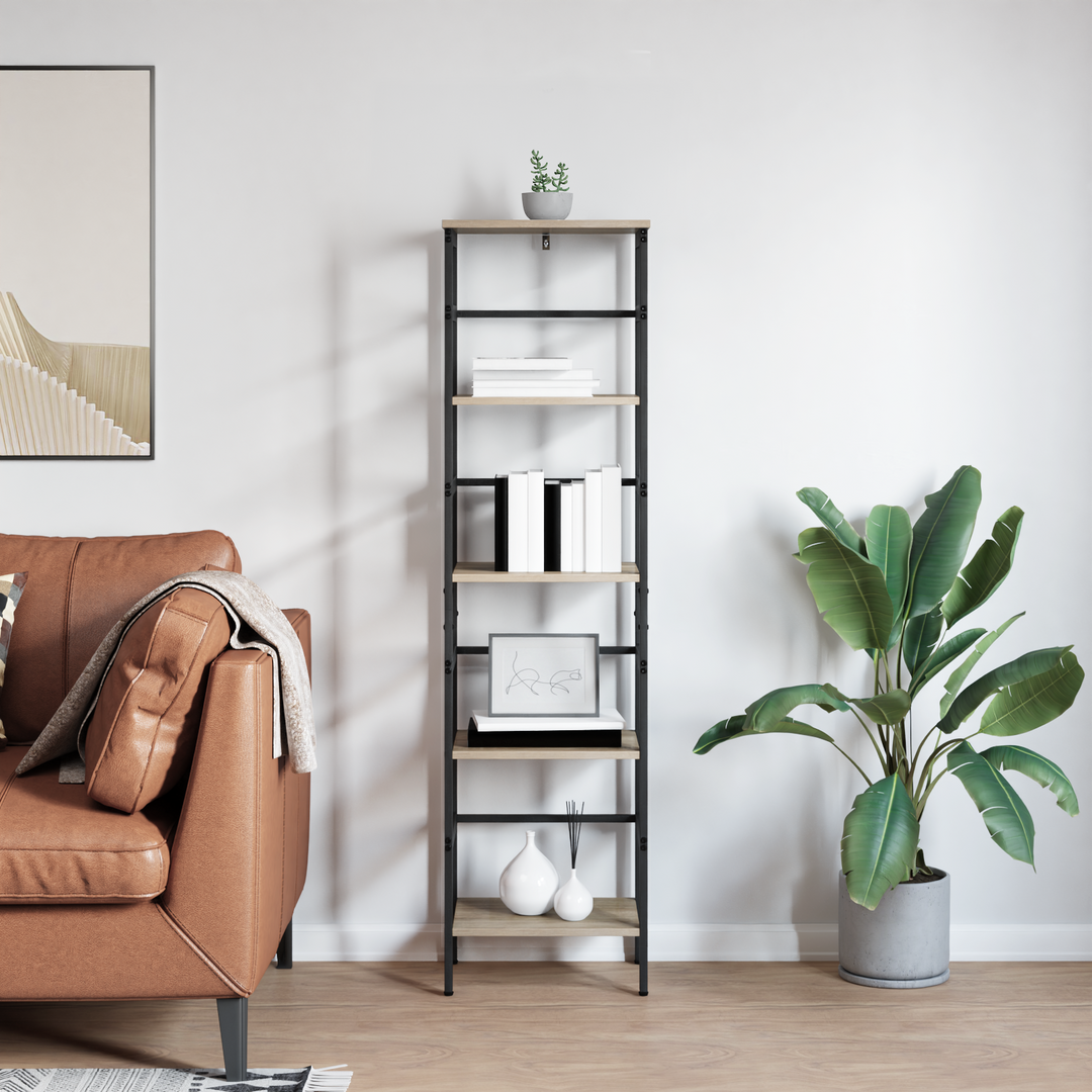 Bogreol Sonoma eg 40 x 29,5 x 149 cm Konstrueret træ