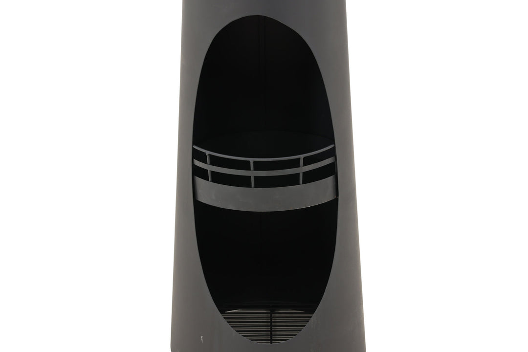 Venture Home Bastian Fire Basket - Black