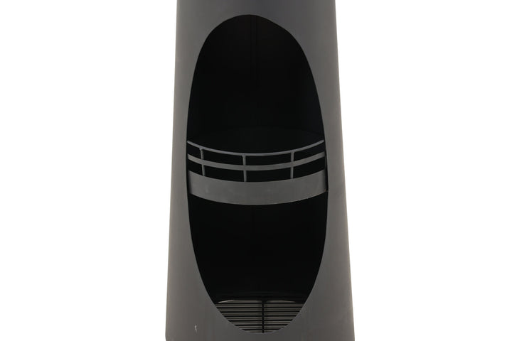 Venture Home Bastian Fire Basket - Black