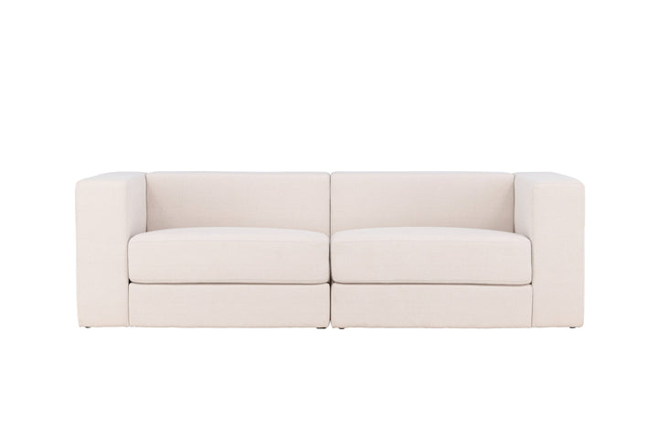Venture Home Lumi 3-seat Sofa - White Linen /
