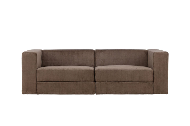 Venture Home Lumi 3-seat Sofa - Brown Linen /