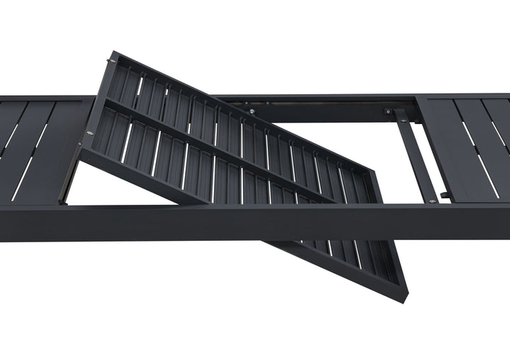 Venture Home Capo Dining Table Extention 160/240x100x75 - Black