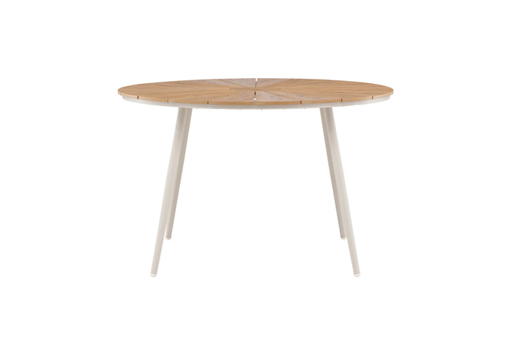 Venture Home San Vito Dining Table Ø120 - Beige / Wood