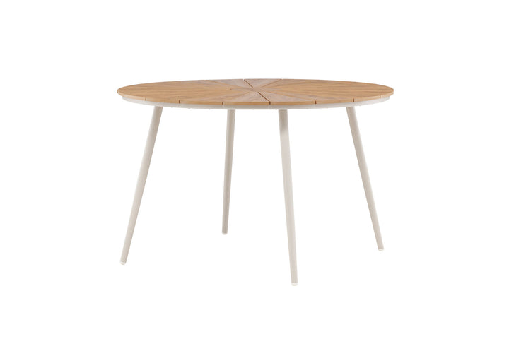 Venture Home San Vito Dining Table Ø120 - Beige / Wood