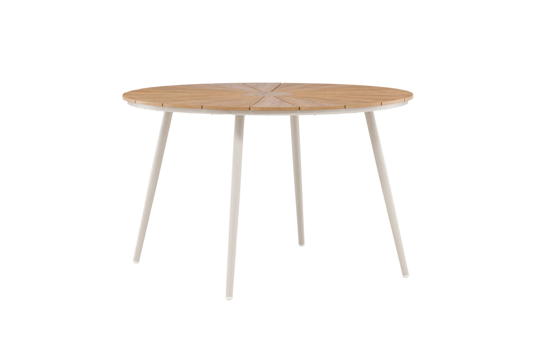 Venture Home San Vito Dining Table Ø120 - Beige / Wood