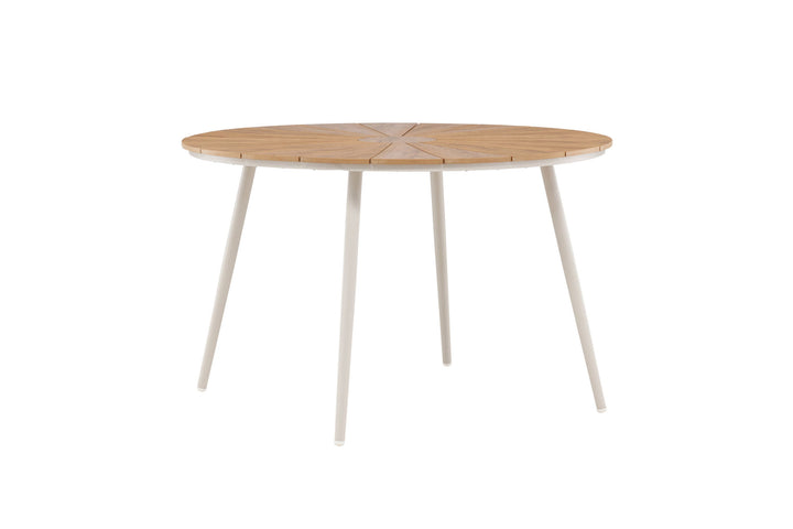 Venture Home San Vito Dining Table Ø120 - Beige / Wood