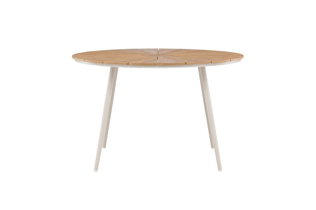 Venture Home San Vito Dining Table Ø120 - Beige / Wood