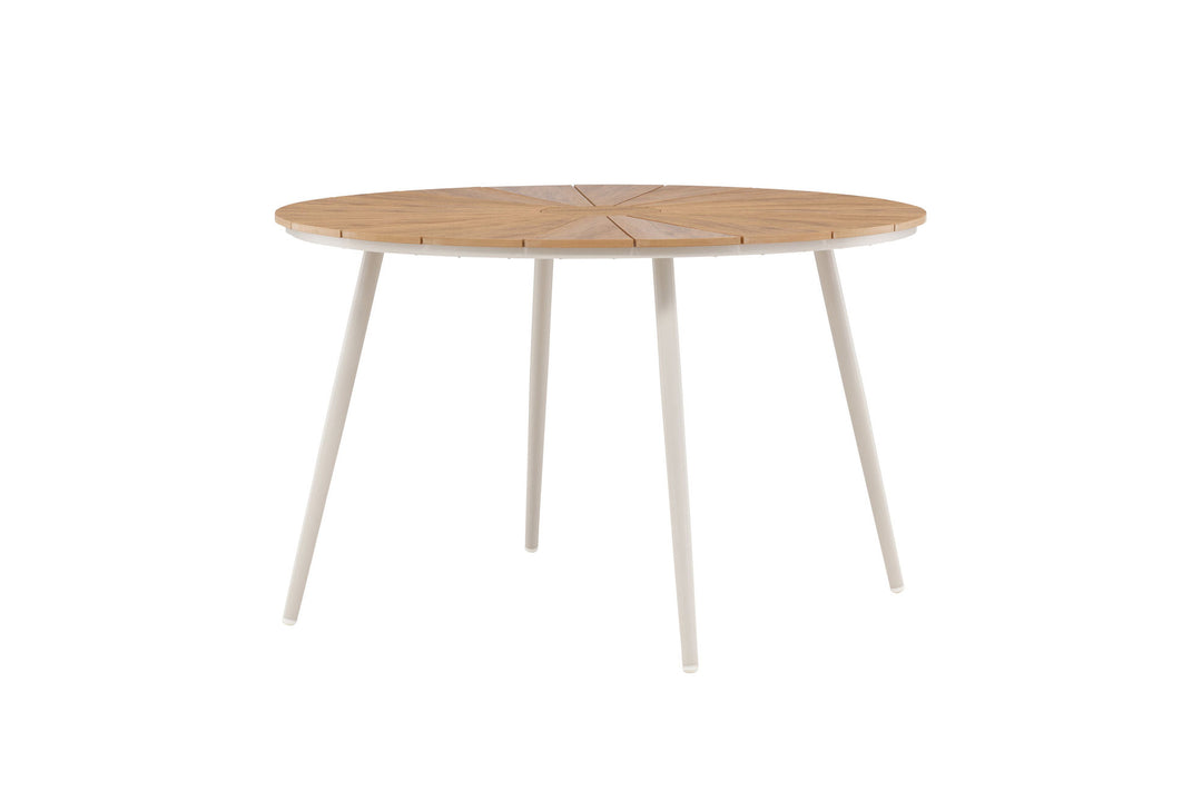 Venture Home San Vito Dining Table Ø120 - Beige / Wood