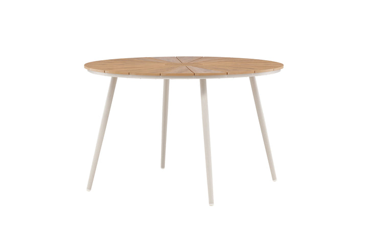 Venture Home San Vito Dining Table Ø120 - Beige / Wood