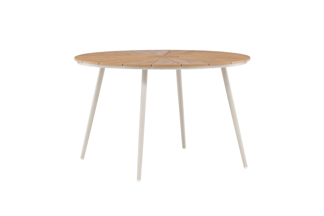 Venture Home San Vito Dining Table Ø120 - Beige / Wood