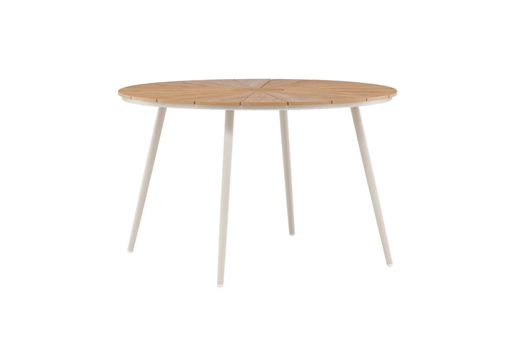 Venture Home San Vito Dining Table Ø120 - Beige / Wood