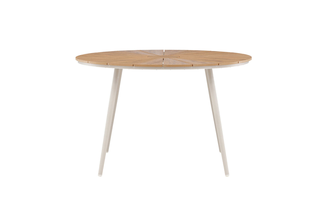 Venture Home San Vito Dining Table Ø120 - Beige / Wood