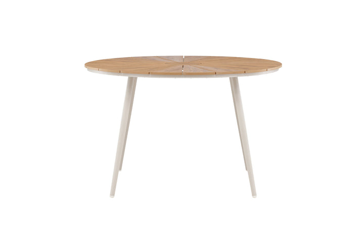Venture Home San Vito Dining Table Ø120 - Beige / Wood