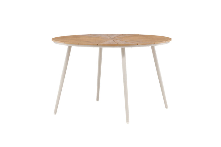 Venture Home San Vito Dining Table Ø120 - Beige / Wood