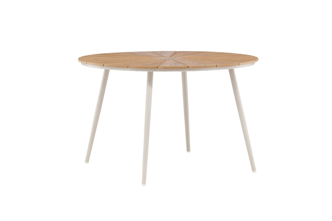 Venture Home San Vito Dining Table Ø120 - Beige / Wood