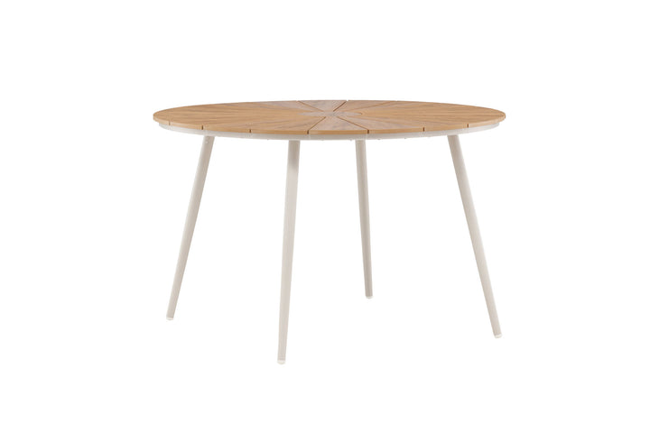 Venture Home San Vito Dining Table Ø120 - Beige / Wood