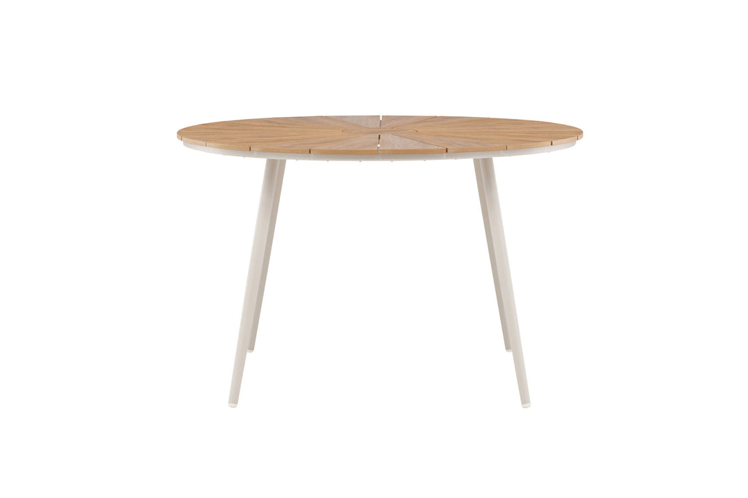 Venture Home San Vito Dining Table Ø120 - Beige / Wood
