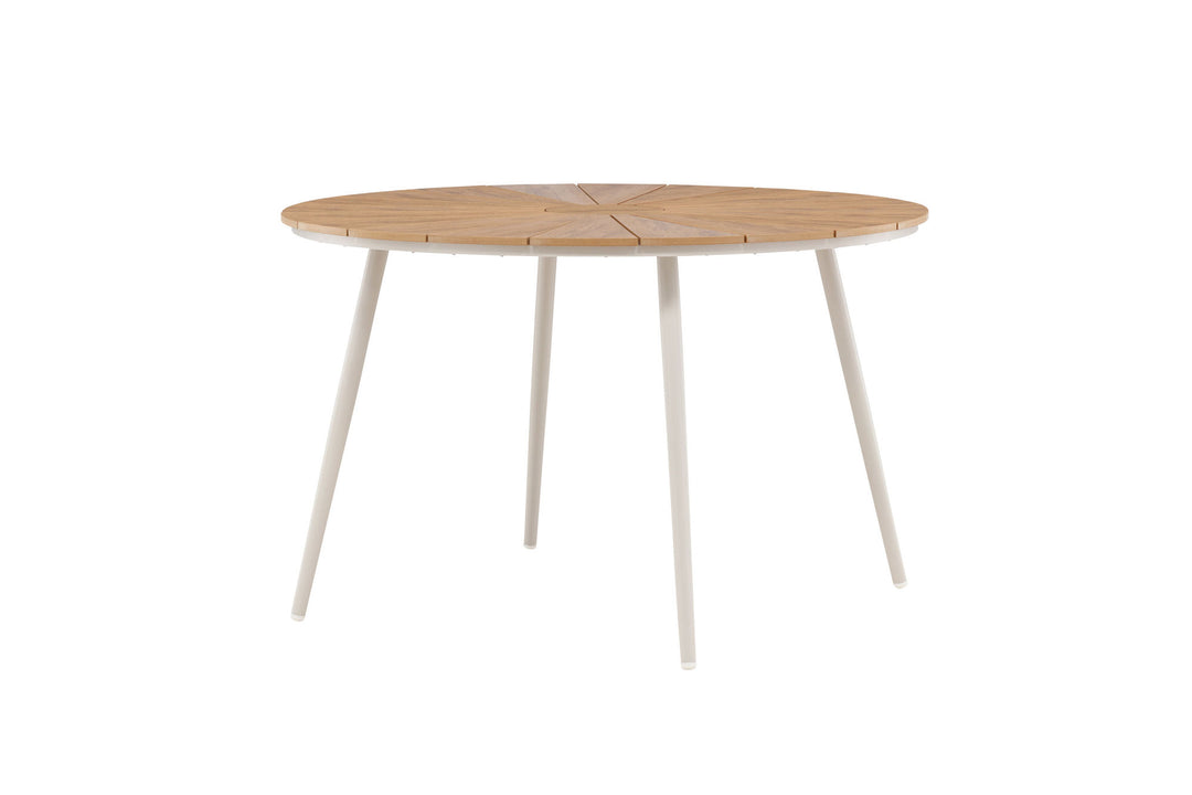 Venture Home San Vito Dining Table Ø120 - Beige / Wood