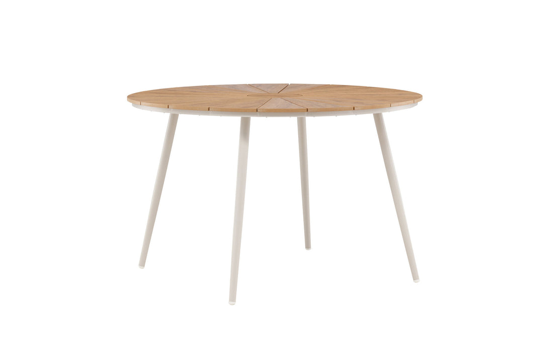 Venture Home San Vito Dining Table Ø120 - Beige / Wood