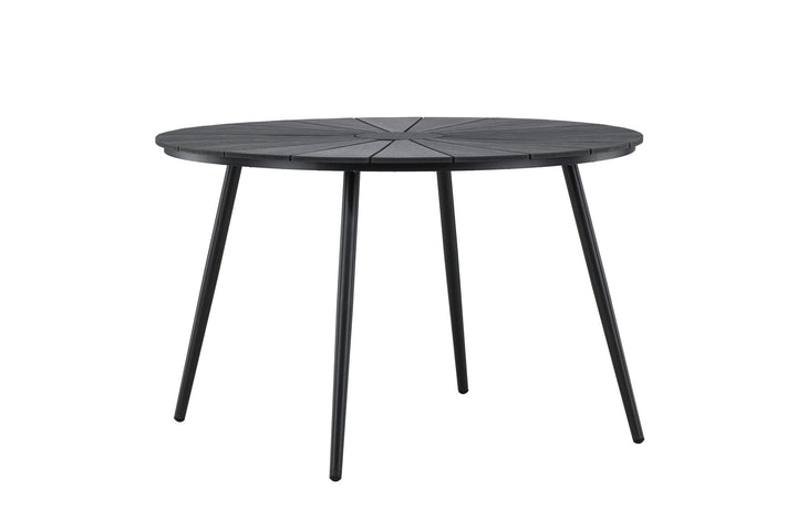 Venture Home San Vito Dining Table Ø120 - Black / Black