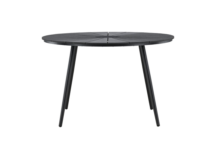 Venture Home San Vito Dining Table Ø120 - Black / Black