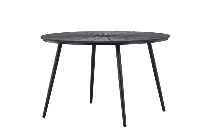Venture Home San Vito Dining Table Ø120 - Black / Black