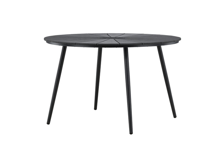 Venture Home San Vito Dining Table Ø120 - Black / Black