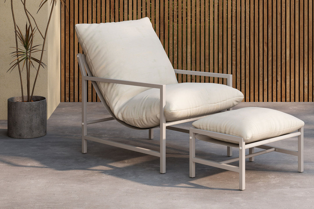 Venture Home Corso Lounge Chair - Beige / Beige