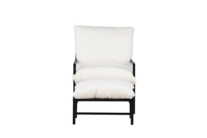 Venture Home Corso Lounge Chair - Black / Beige